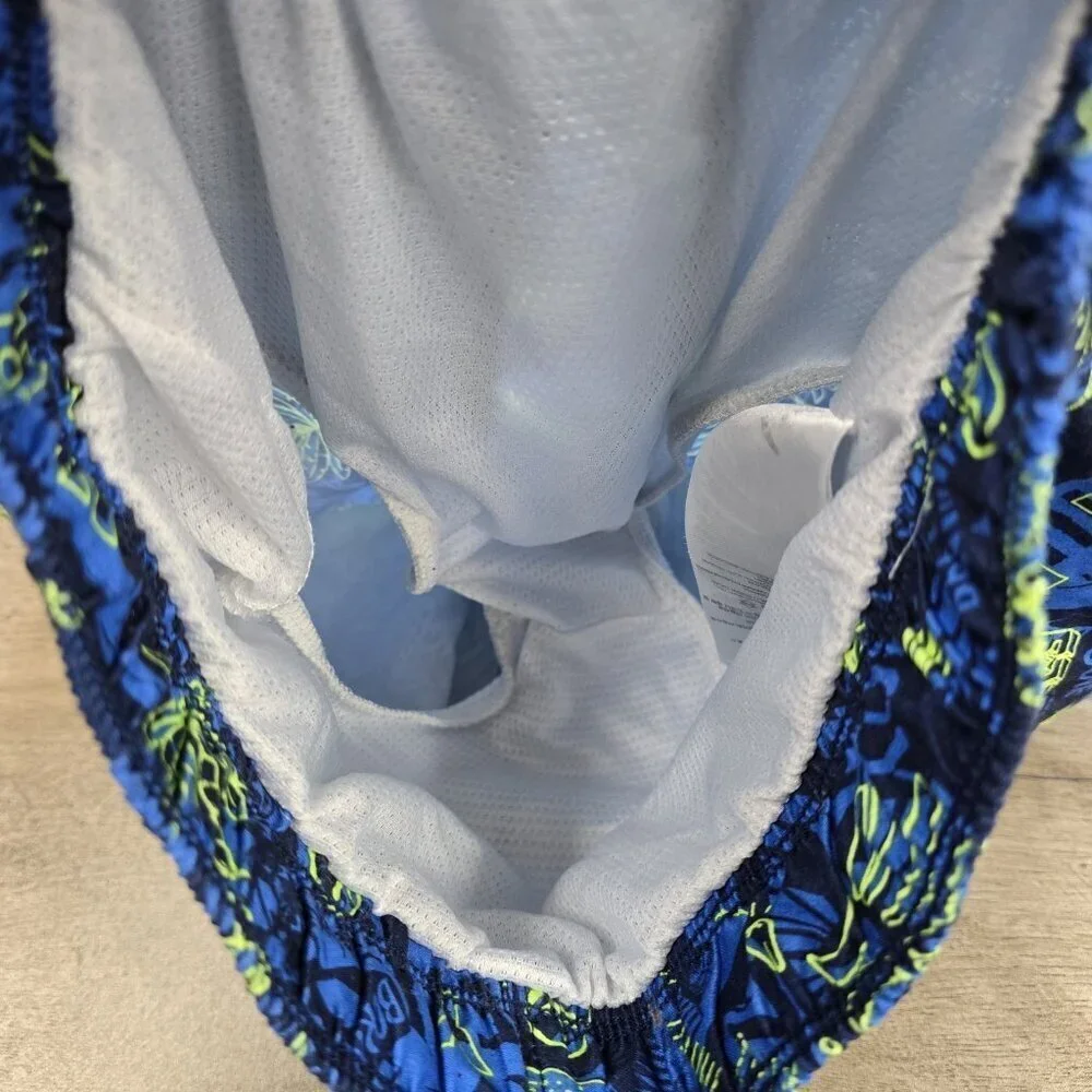 Hurley Swim Shorts Trunks Boys Size 7/8 Lined Surfer Swim Casual Beach Shark